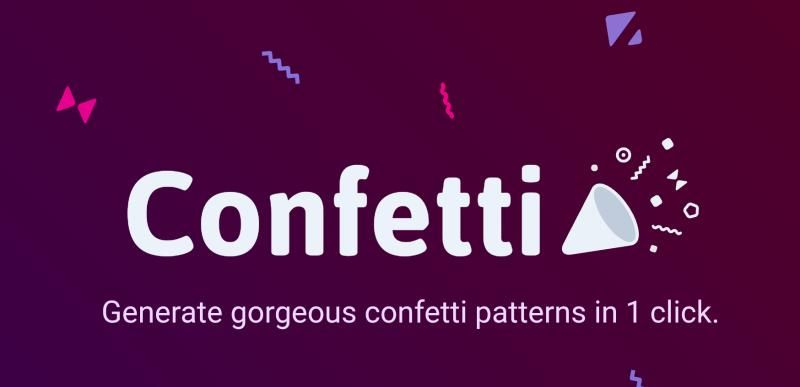 SKETCH CONFETTI sketch plugin
