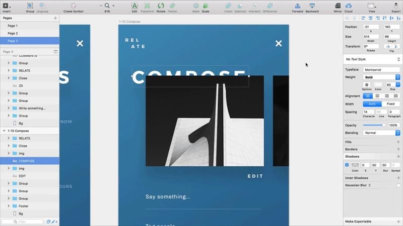 8 raccourcis clavier Sketch