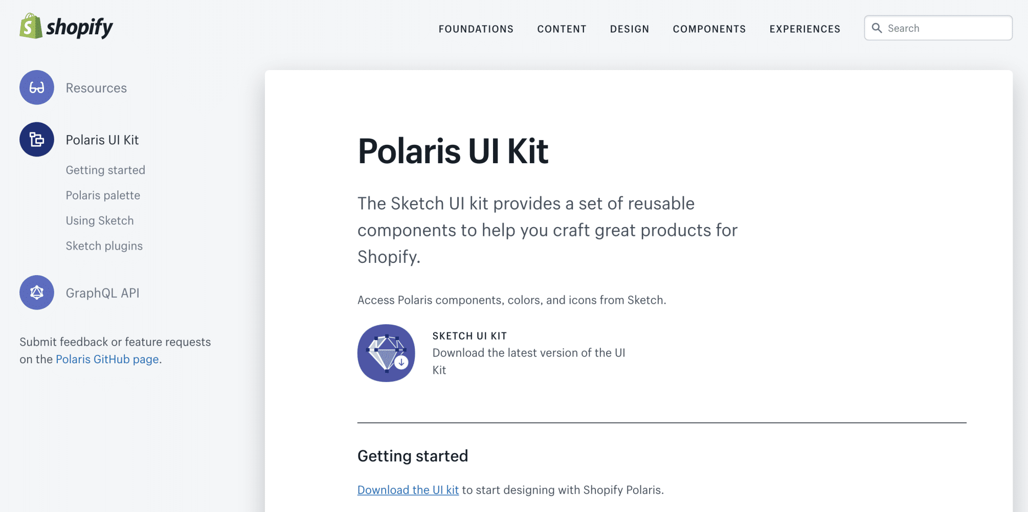 Shopify UI Kit