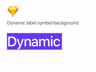 DYNAMIC LABEL BACKGROUND
