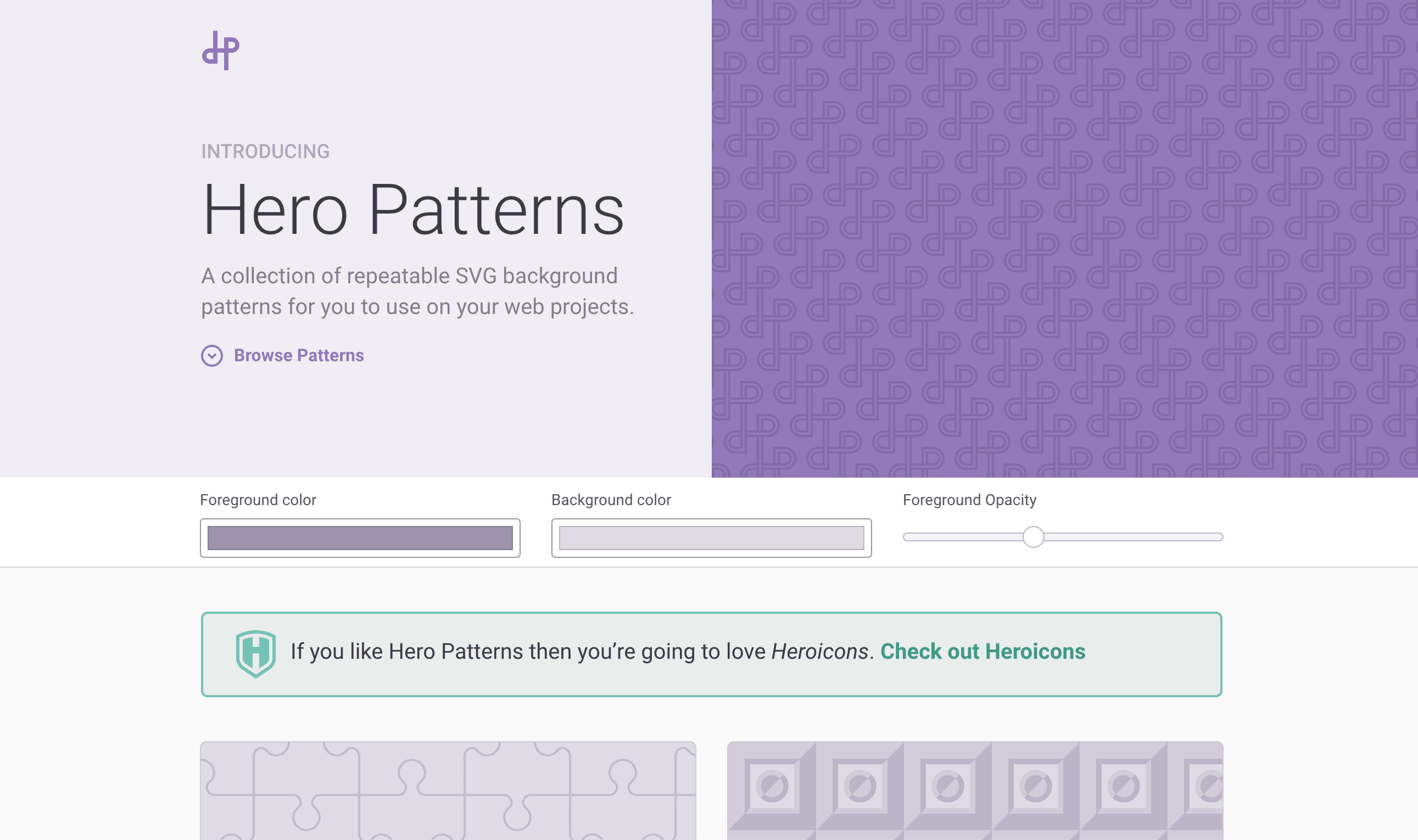 HERO PATTERNS