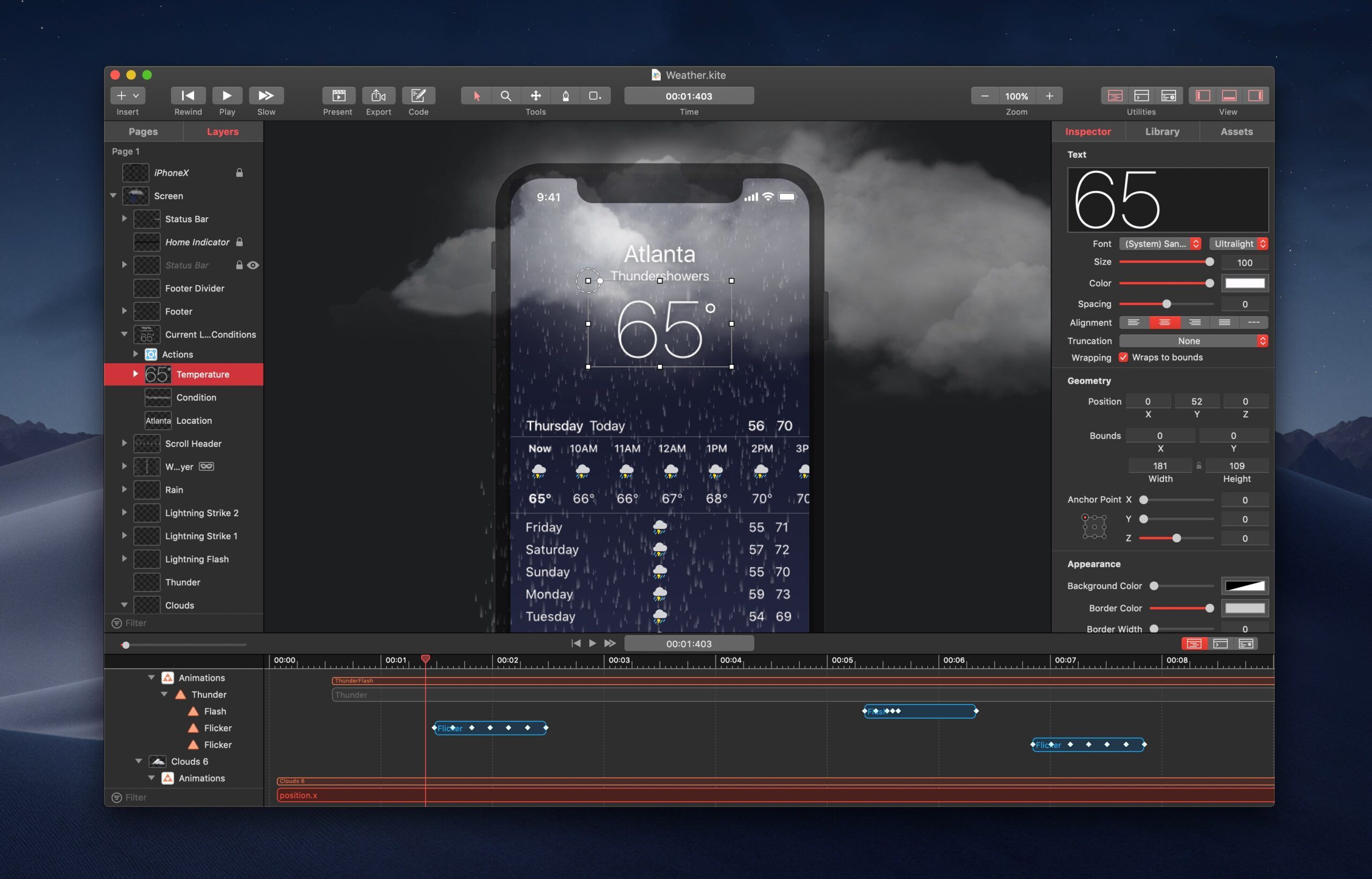 KITE : Animation HTML