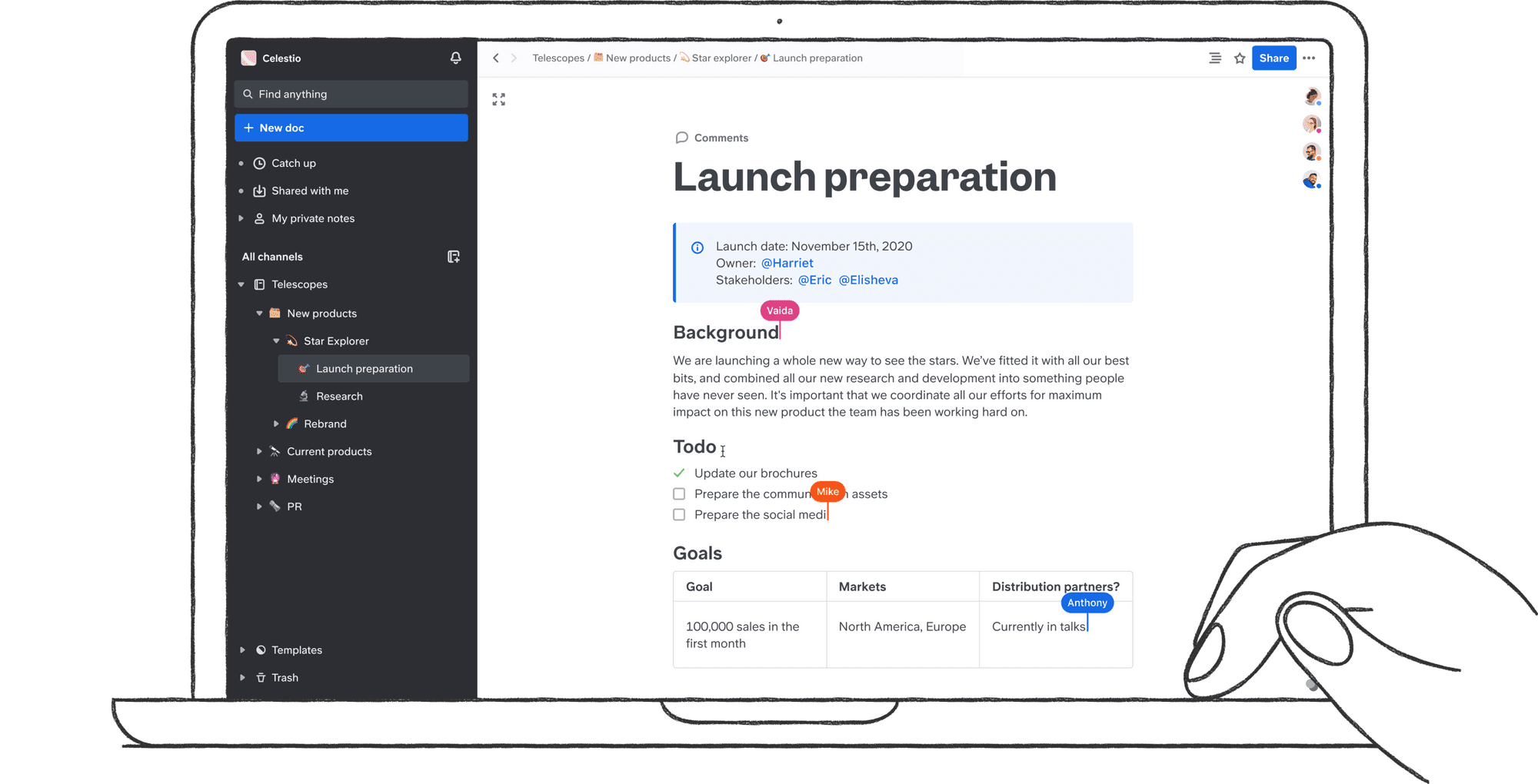 Slite : Prise de notes collaboratives