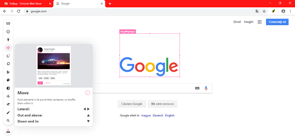 VISBUG : Chrome extension