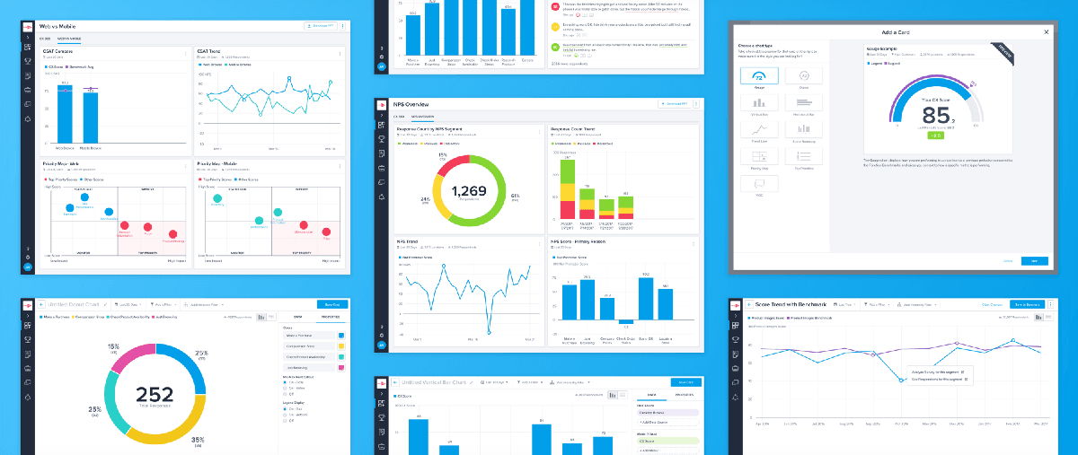 Creating custom dashboards for cx data