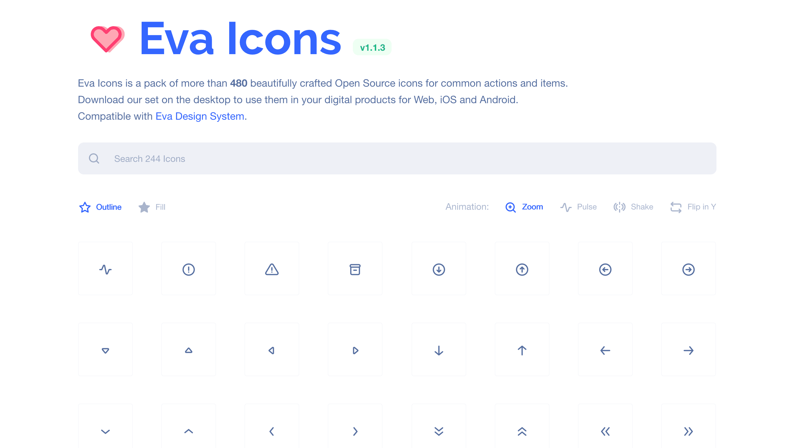 EVAicons