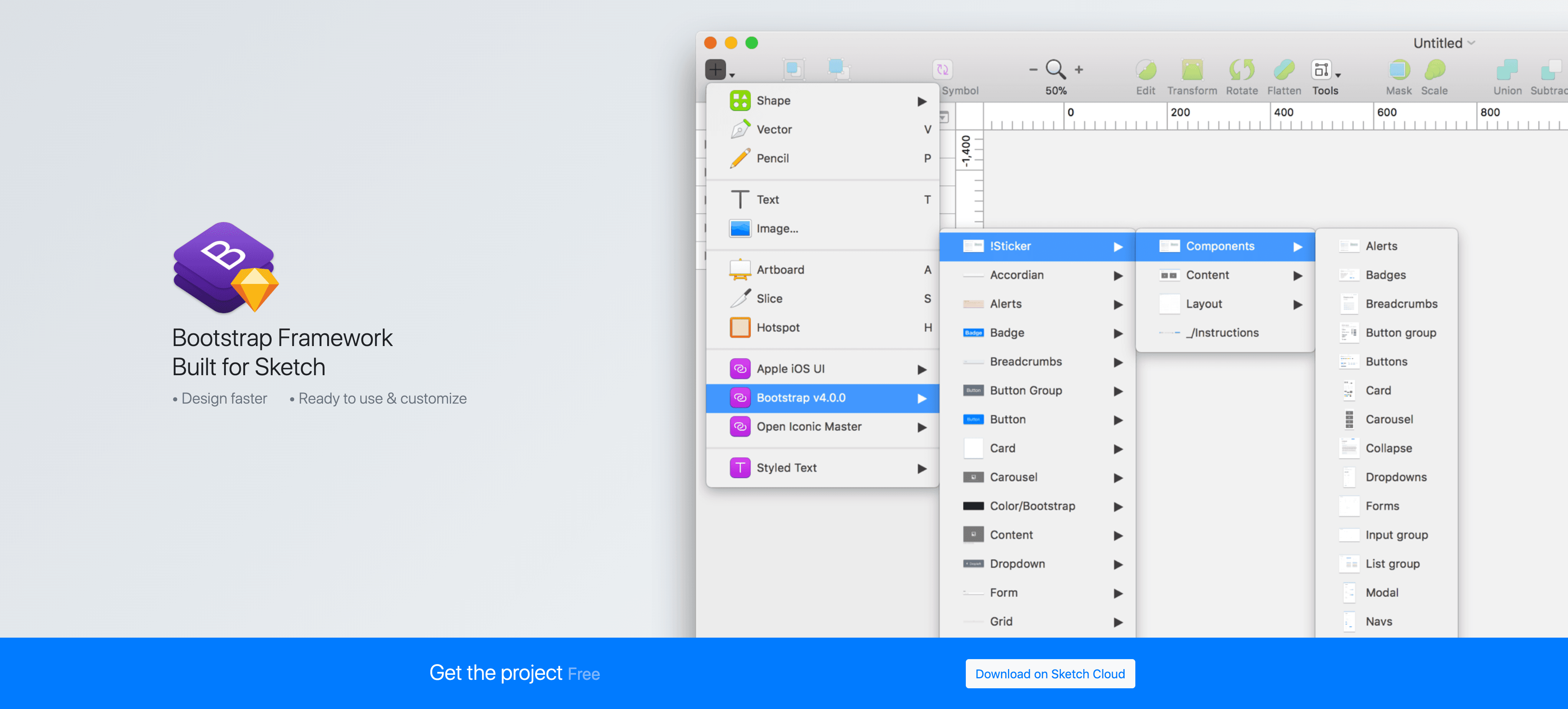 BOOTSTRAP SKETCH