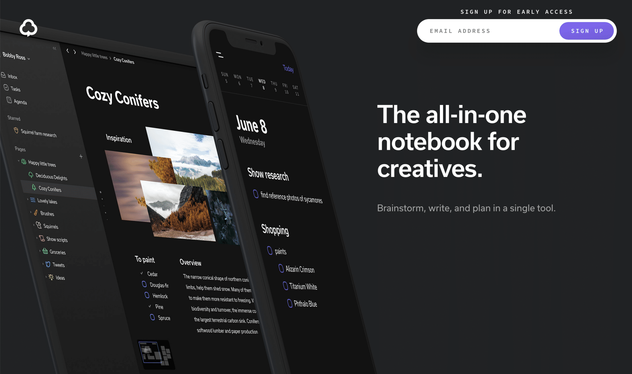 CLOVER : The all-in-one notebook for creatives