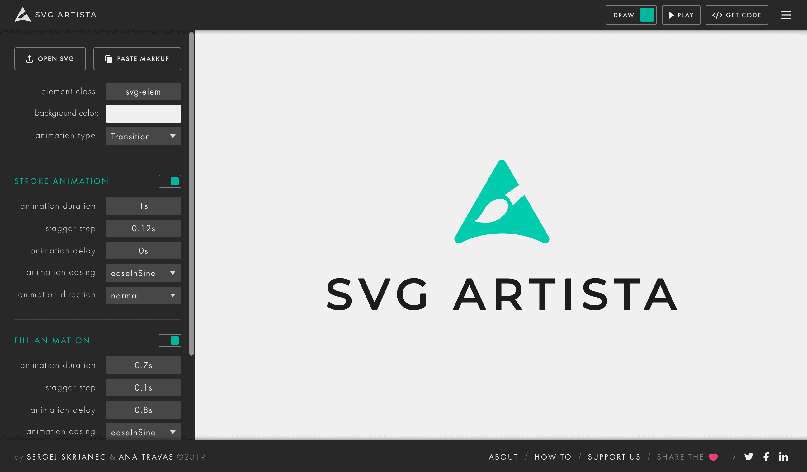 SVG ARTISTA : Animation svg
