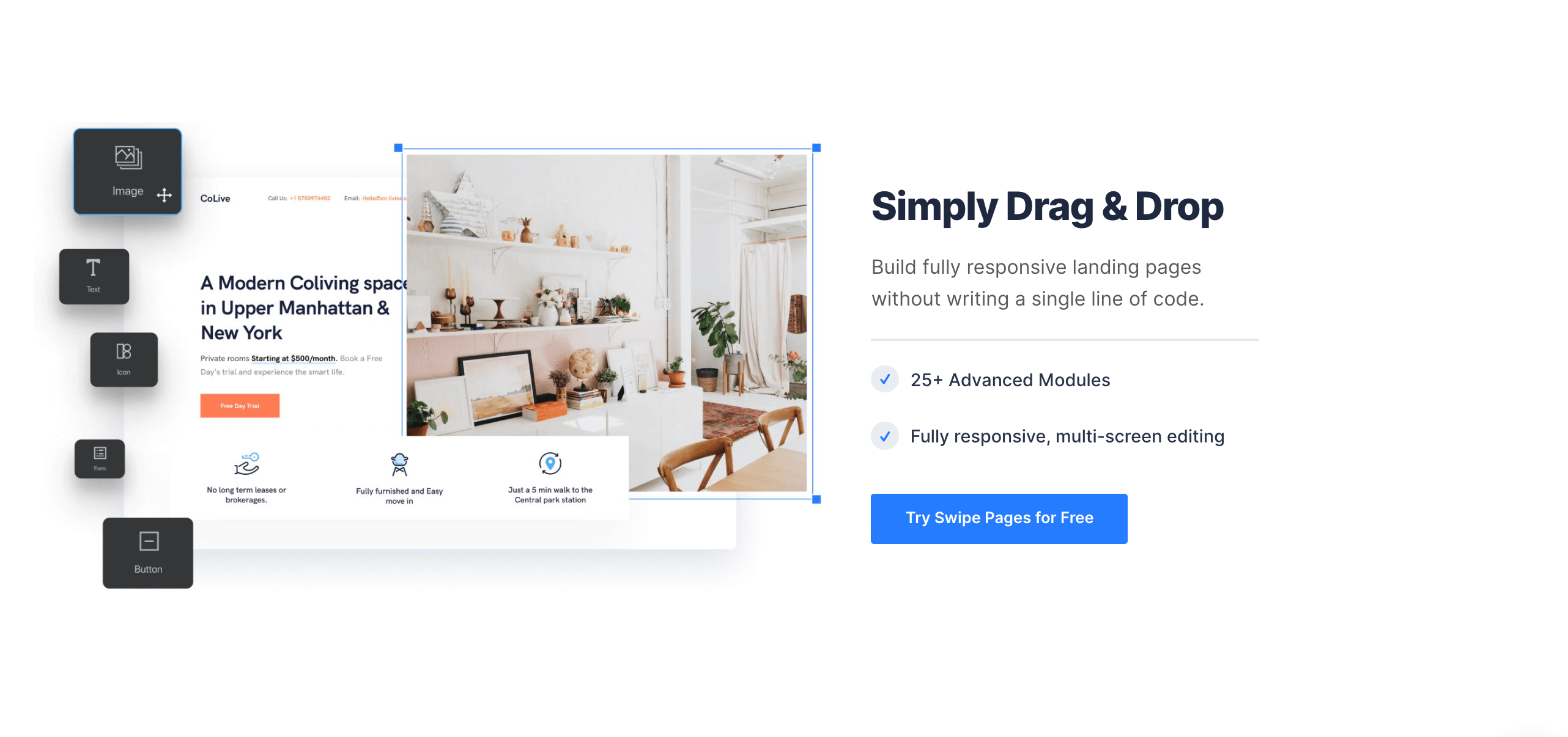 SWIPE PAGE : Creation de Langing Pages facile