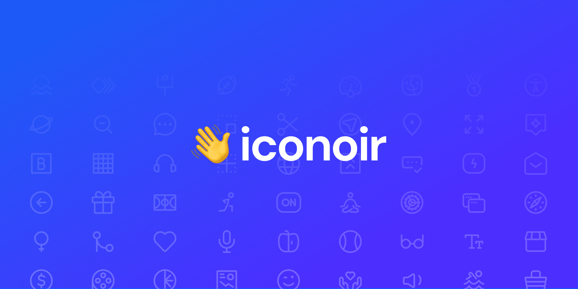 ICONOIR : 900+ icones SVG