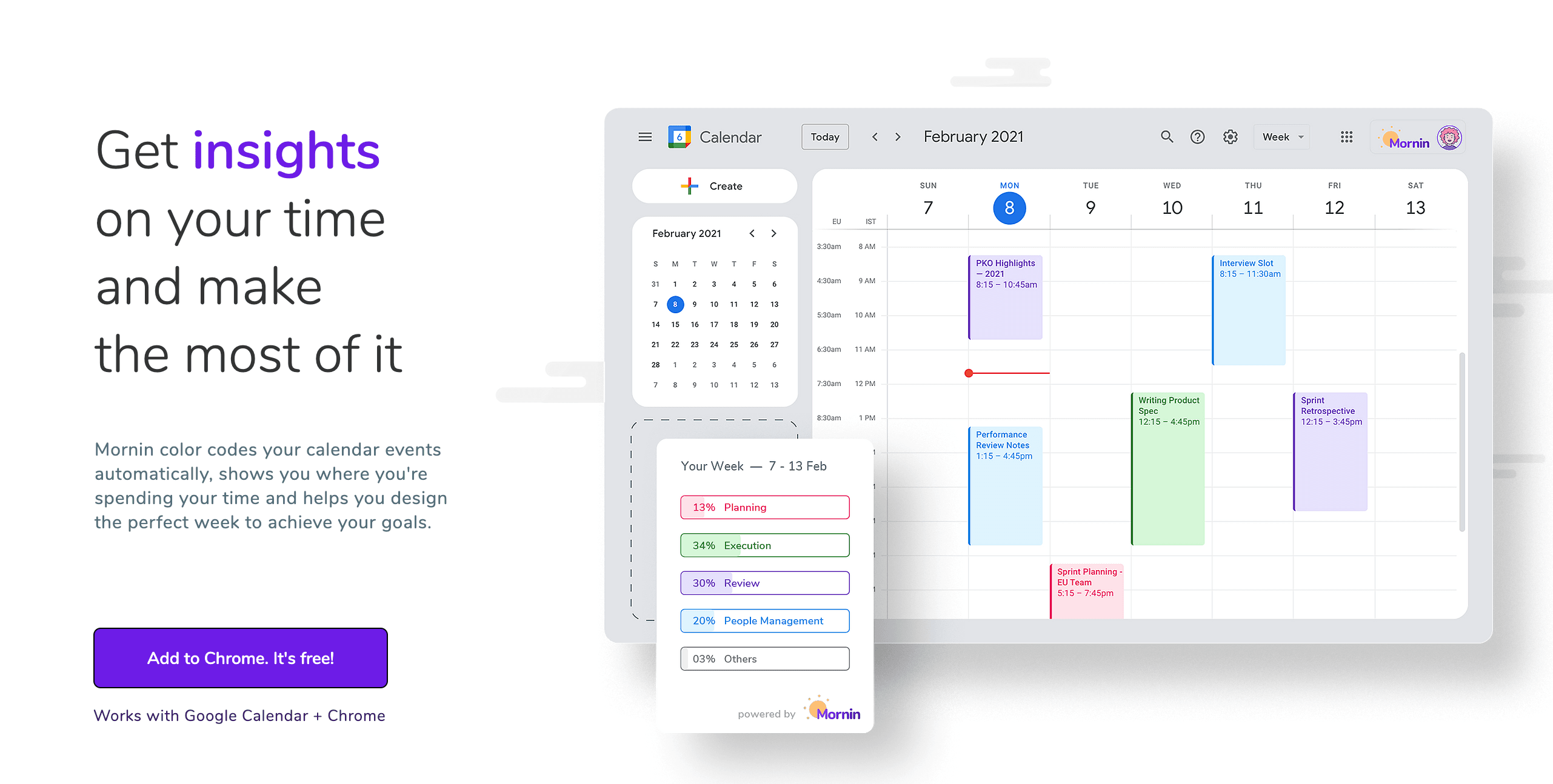 MORNIN : Pimper votre Google Agenda
