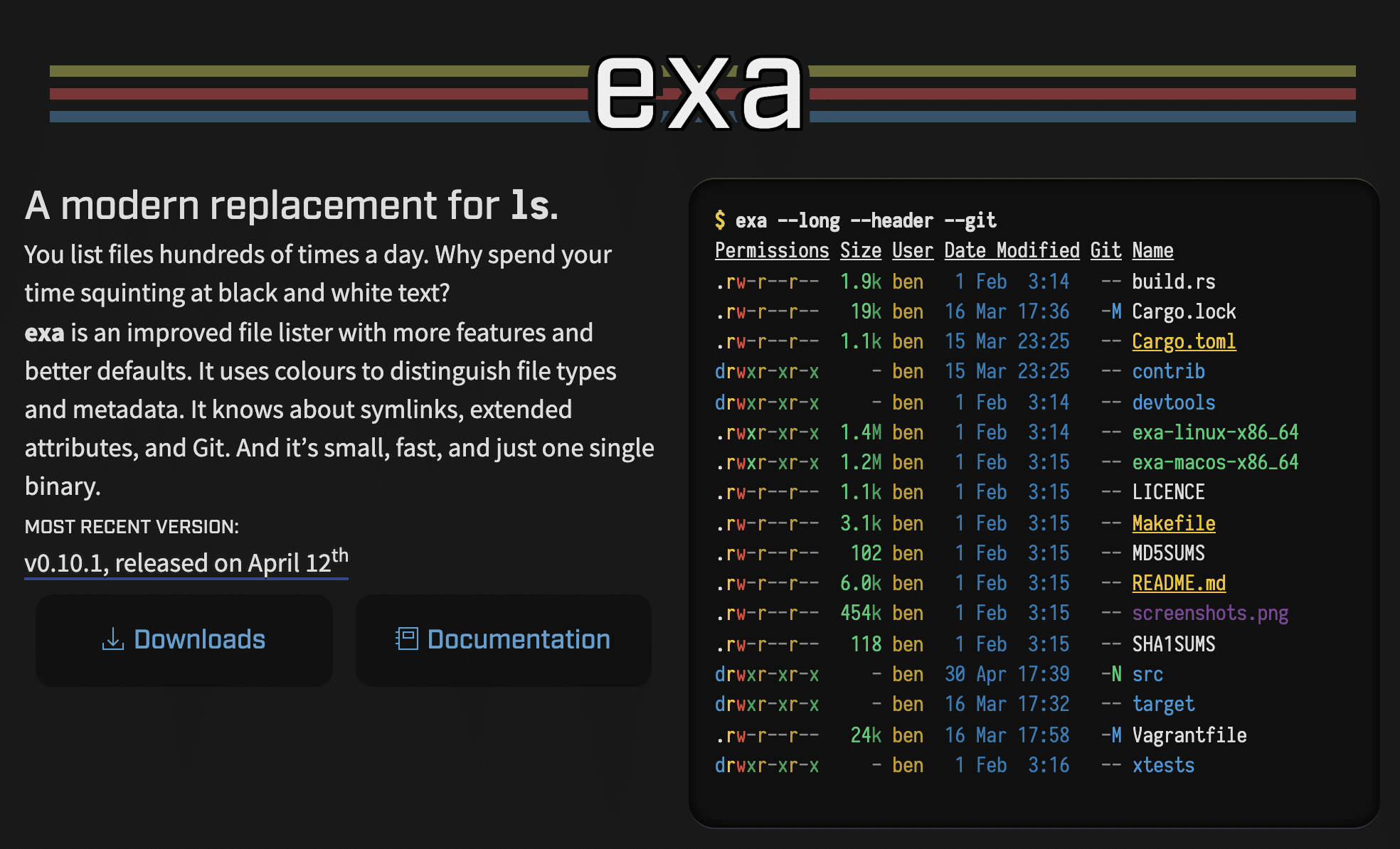 EXA : Customisez la commande ls de votre terminal