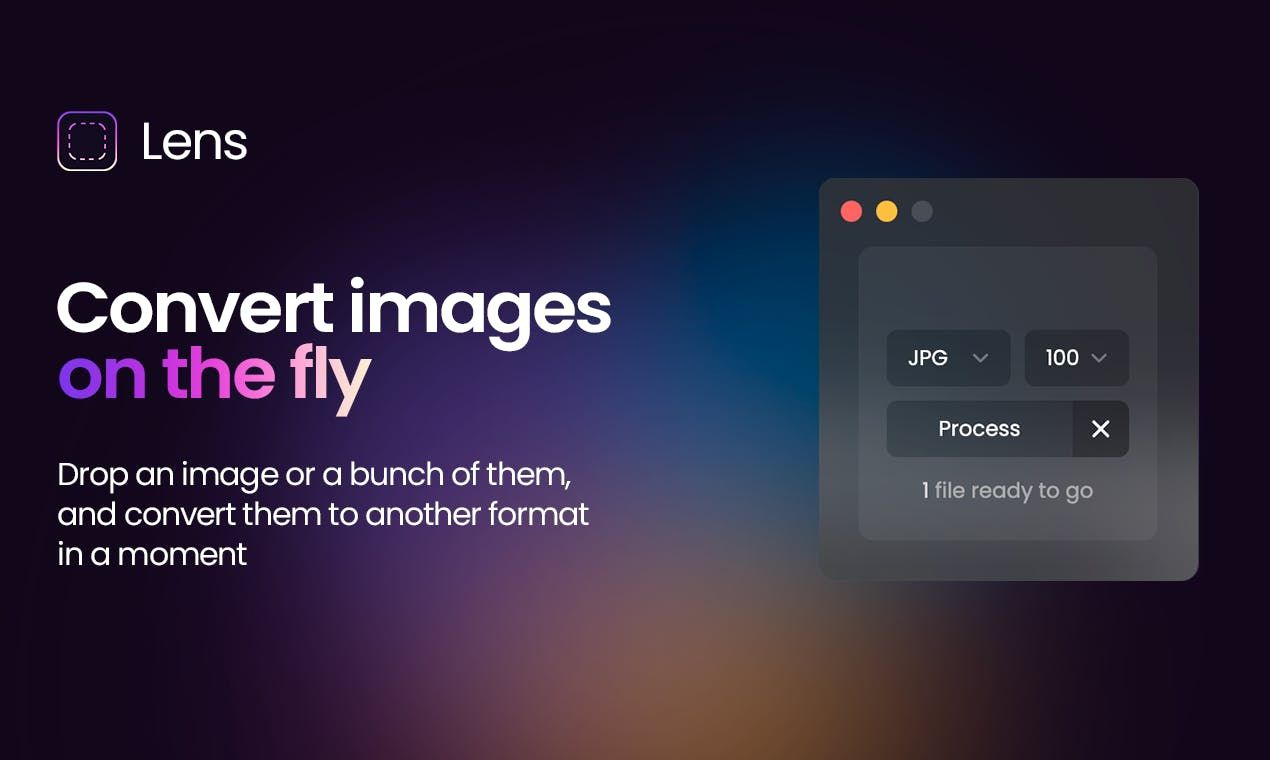LENS : Convertisseur d’image rapide