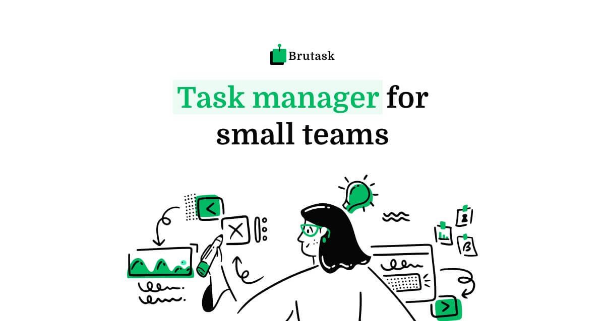 BRUTASK : Liste de tâches simples et suivi du temps d’équipe