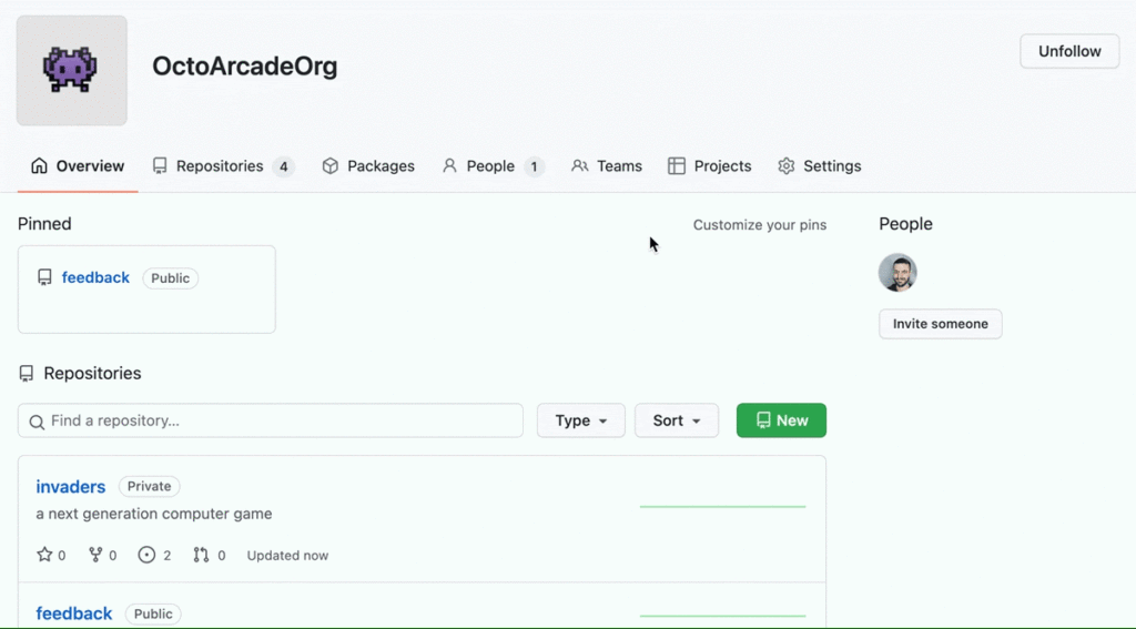 Github_create new project