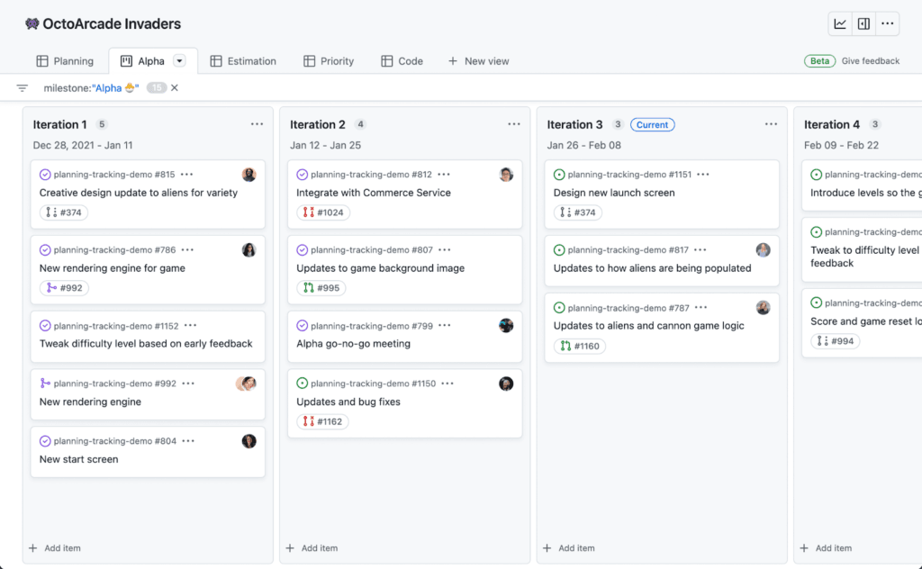 Github_create new view