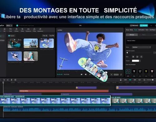 CAPCUT : Application de montage vidéo en ligne gratuite